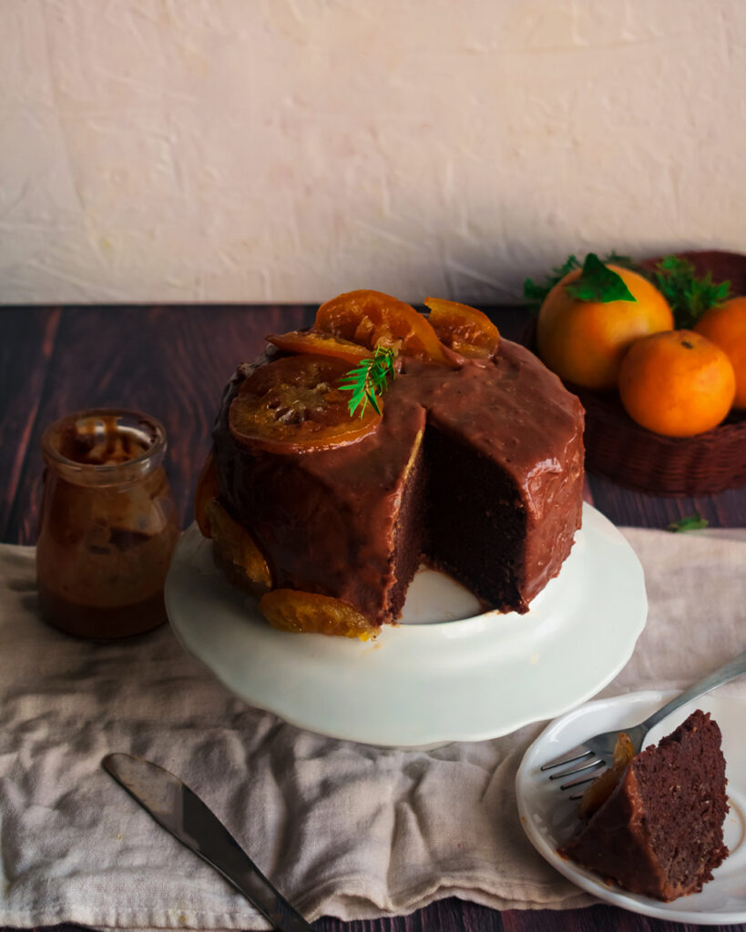 Chocolate Orange cake decoration ideas
