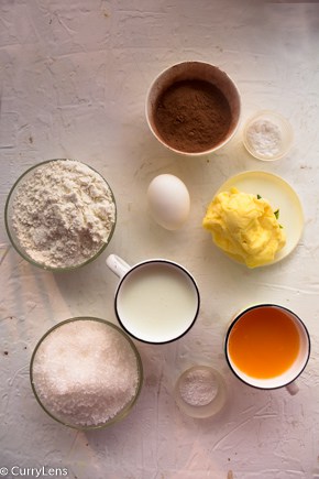 ingredients for moist orange cake